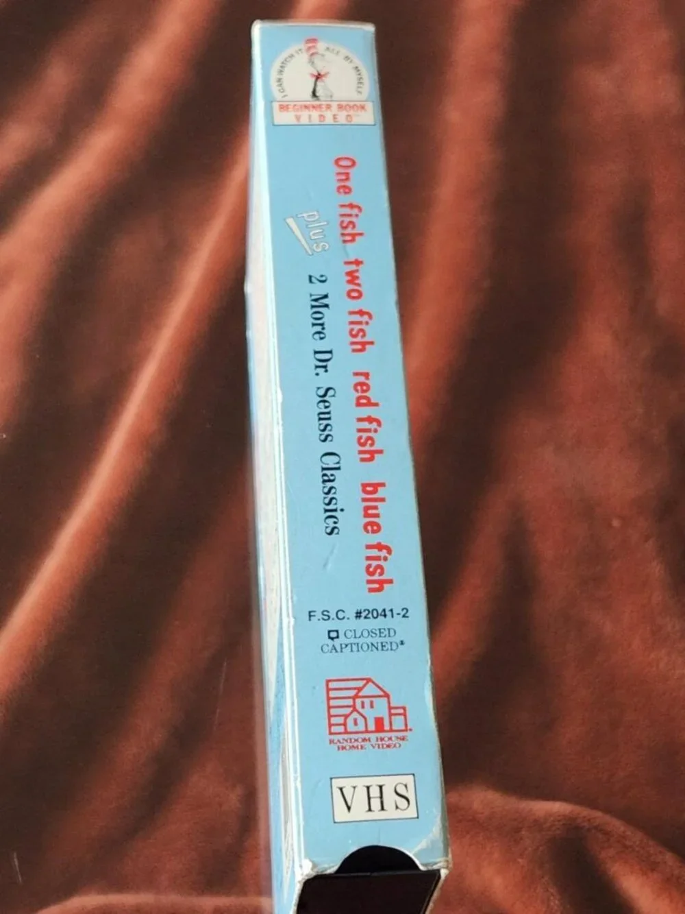Dr. Seuss One Fish, Two Fish, Red Fish Blue Fish - VHS